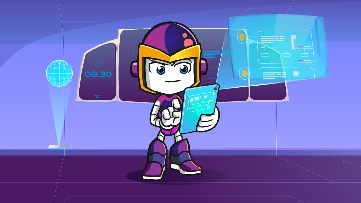 Intel Superheroes Illustration